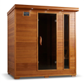 6-Person Cedar Infrared Sauna with 10 Carbon Heaters